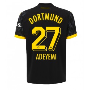Lacne Muži Futbalové dres Borussia Dortmund Karim Adeyemi #27 2023-24 Krátky Rukáv - Preč